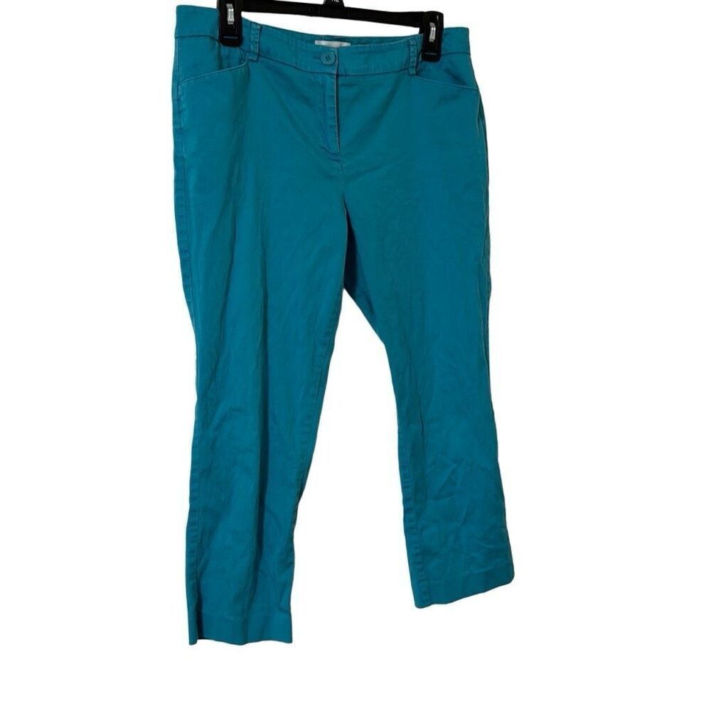 Teal capri pants size 8 from New York and company